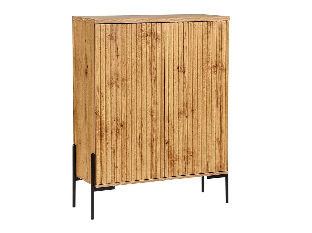 Szekrény Denton 1022 (Fekete + Wotan tölgy)