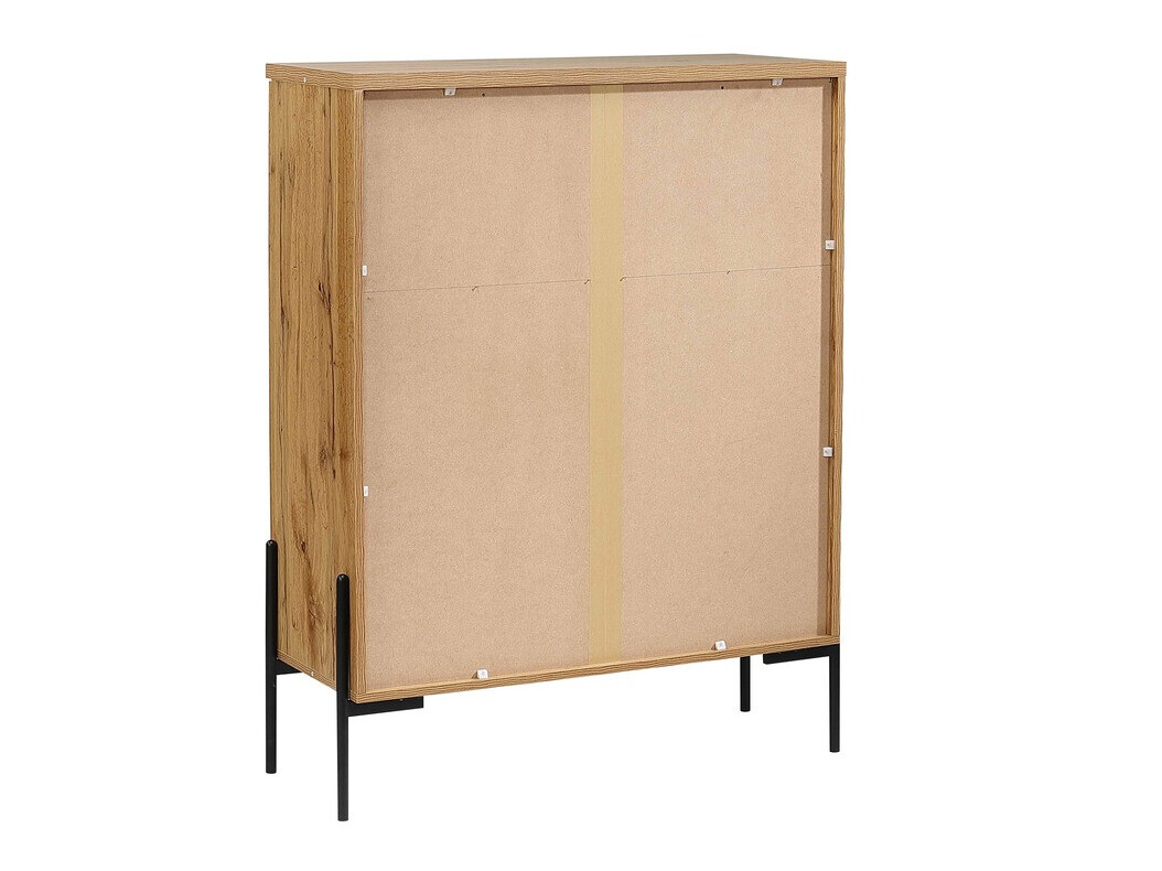 Szekrény Denton 1022 (Fekete + Wotan tölgy)