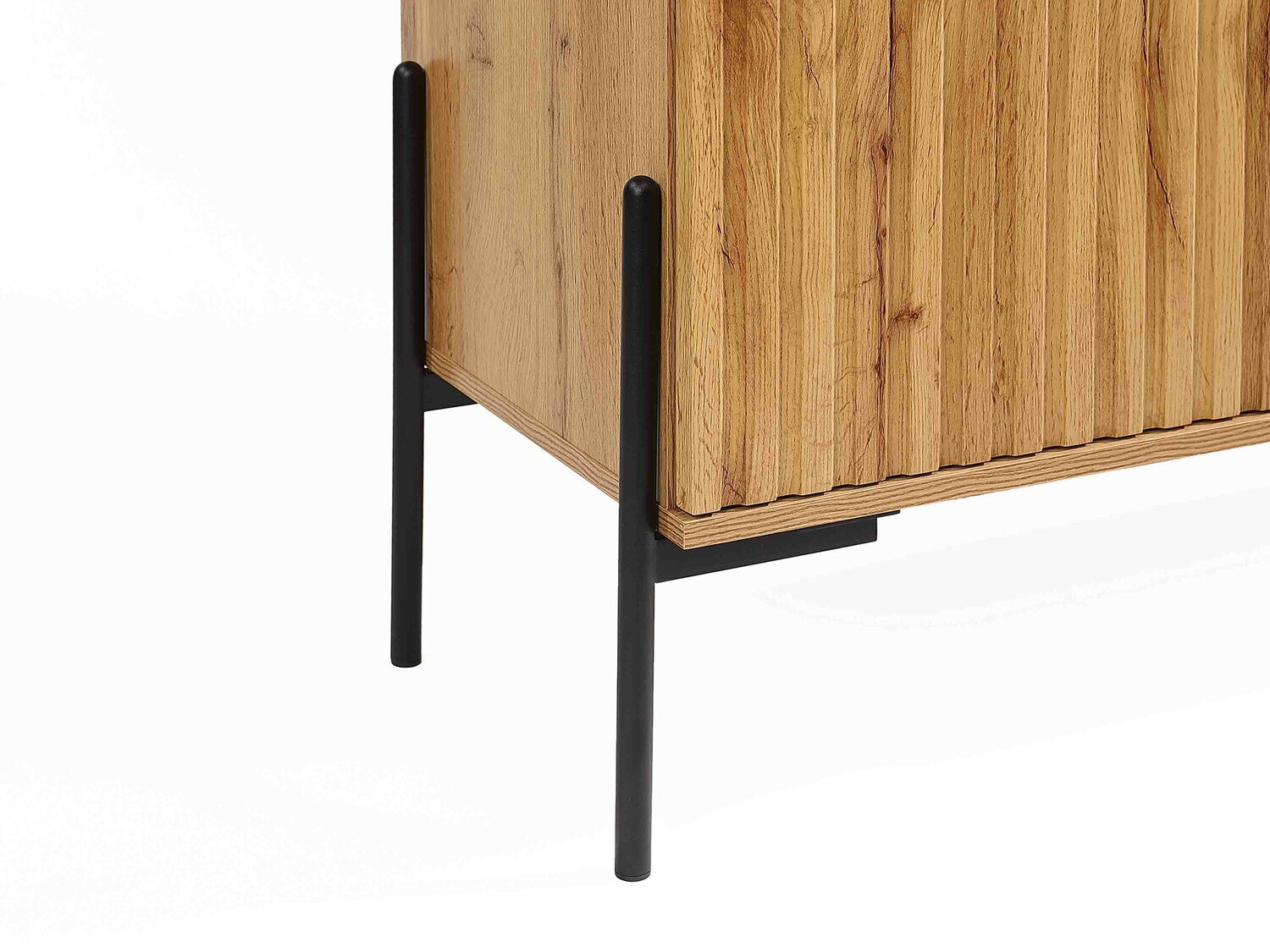 Szekrény Denton 1022 (Fekete + Wotan tölgy)