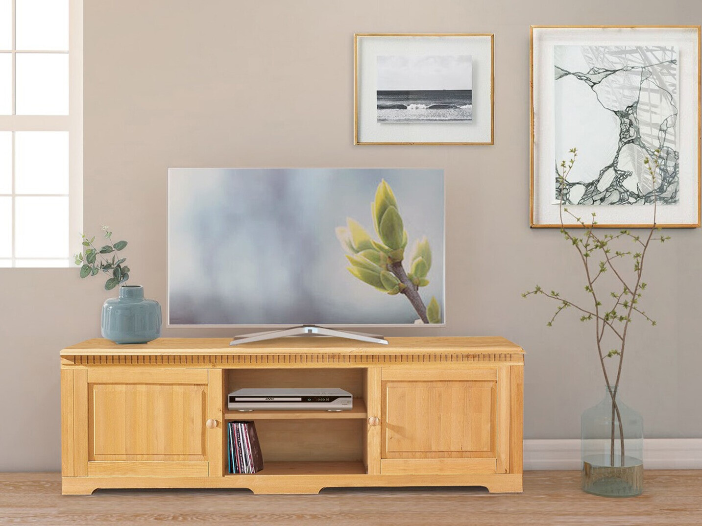 TV-állvány Cavfelo 108 (Fenyő)