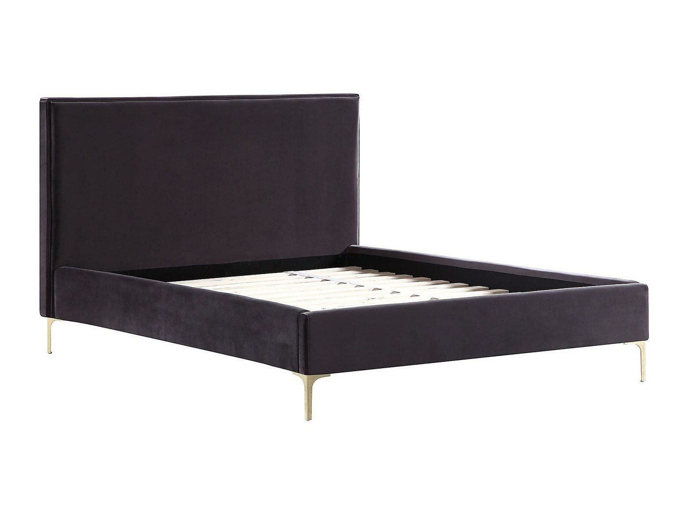 Ágy Riverton 681 (Sötétszürke + Sárgaréz)