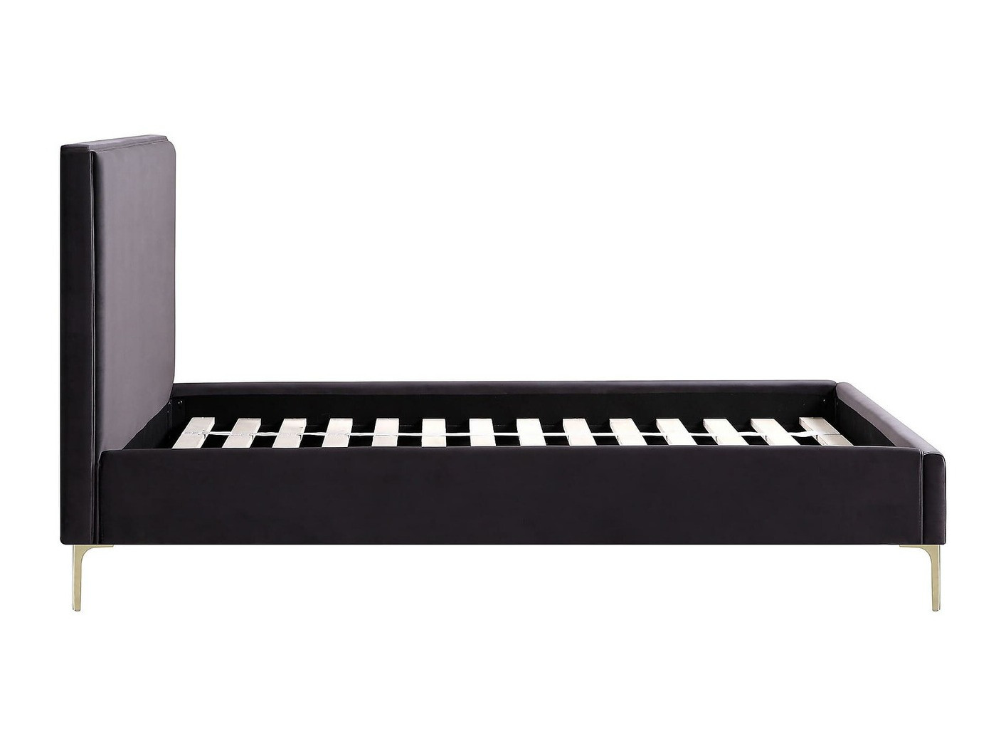 Ágy Riverton 681 (Sötétszürke + Sárgaréz)