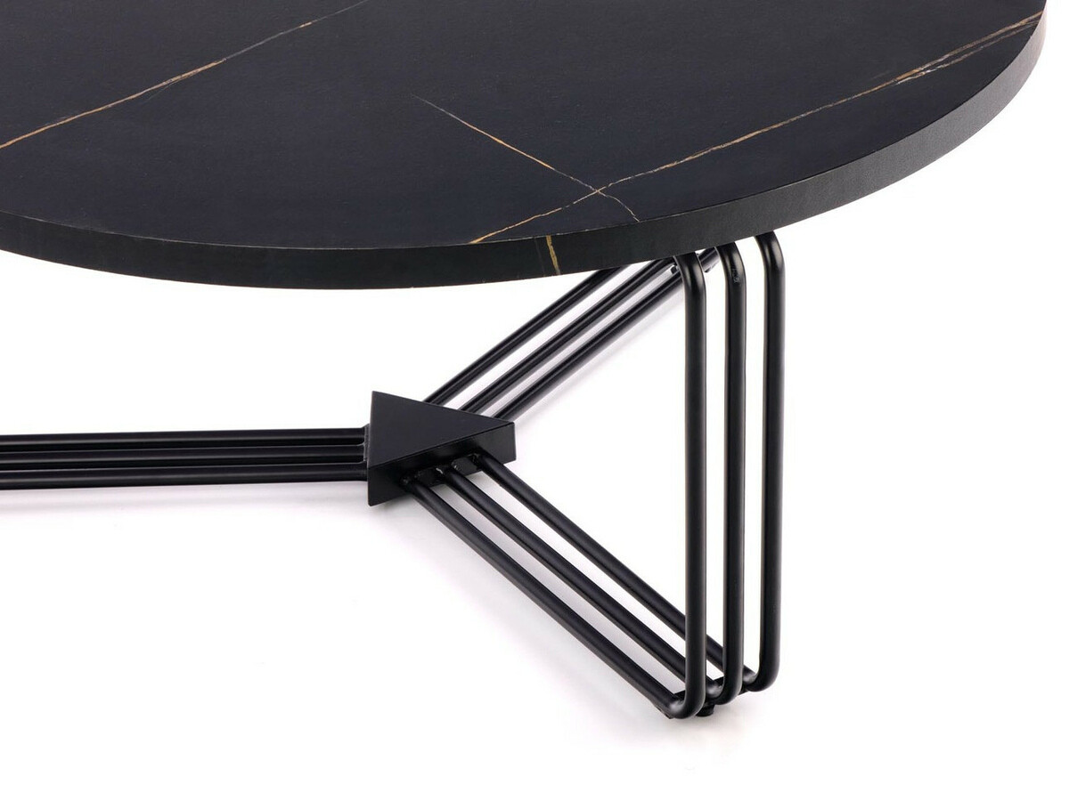 Dohányzóasztal Houston 1275 (Fekete márvány + Fekete)