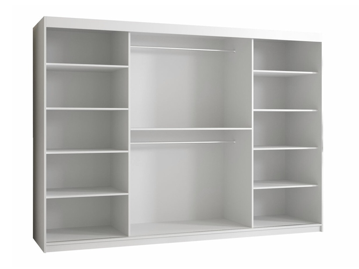 Gardróbszekrény Anulio III (Fehér)