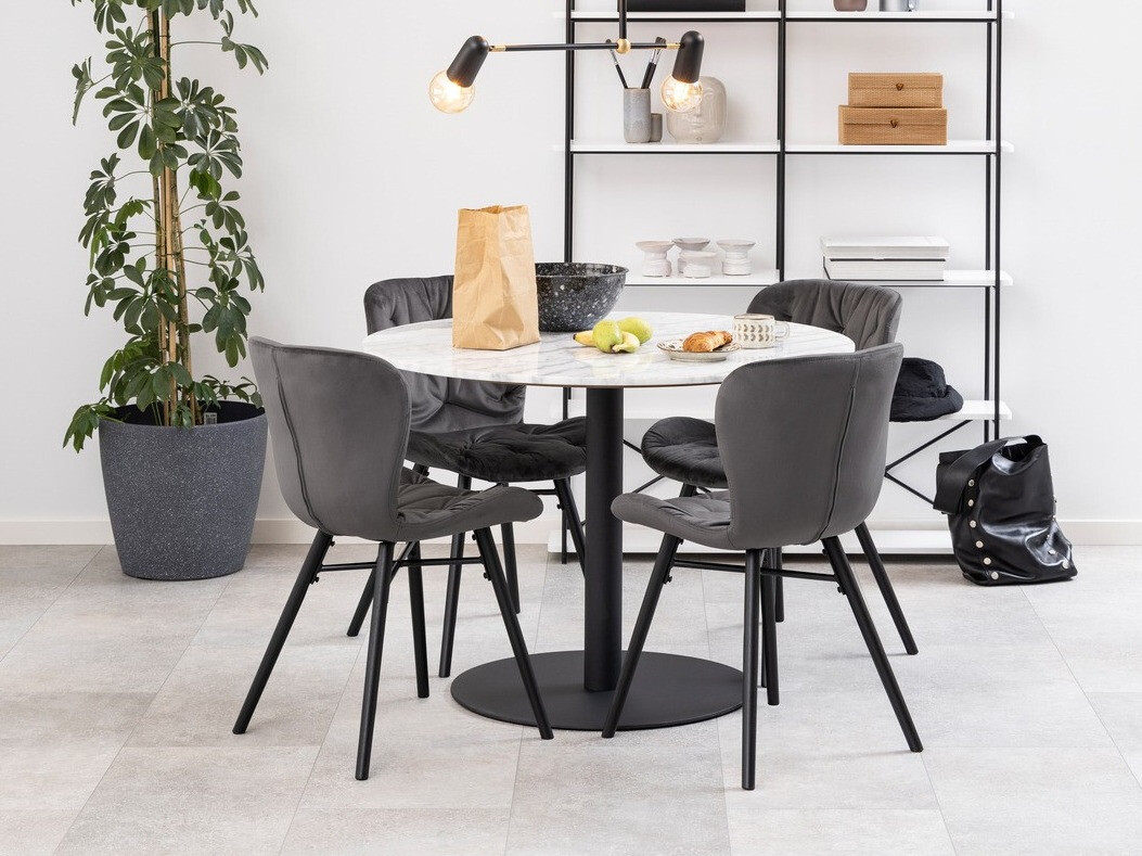 Asztal Norsica 420 (Fekete + Fehér márvány)