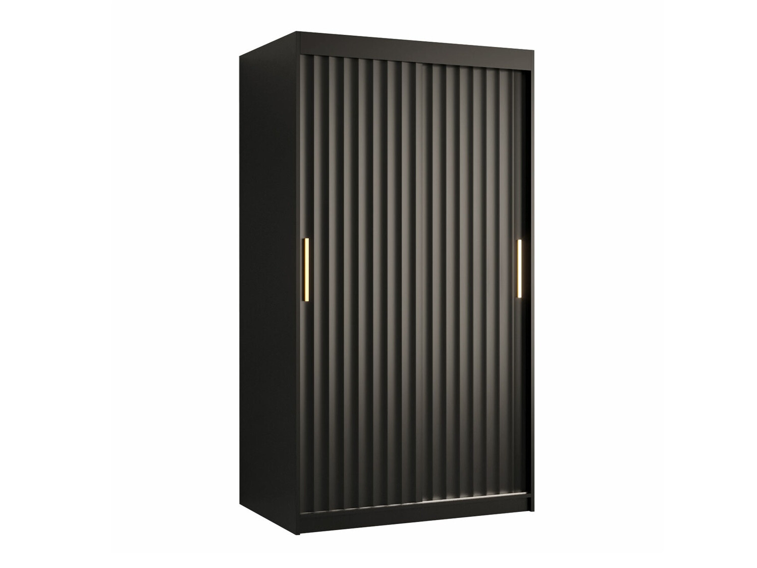 Gardróbszekrény Hartford 334 (Fekete)