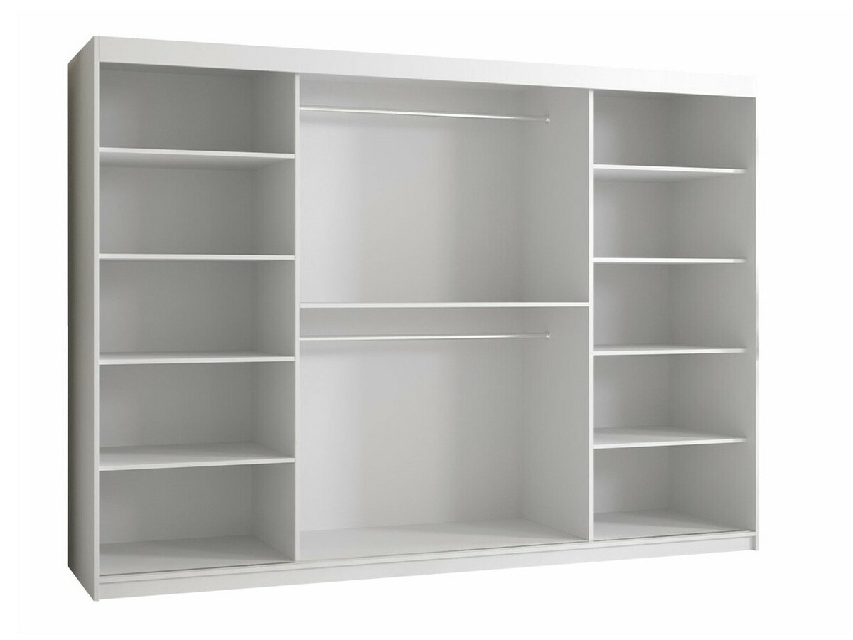 Gardróbszekrény Anulio II (Fekete)