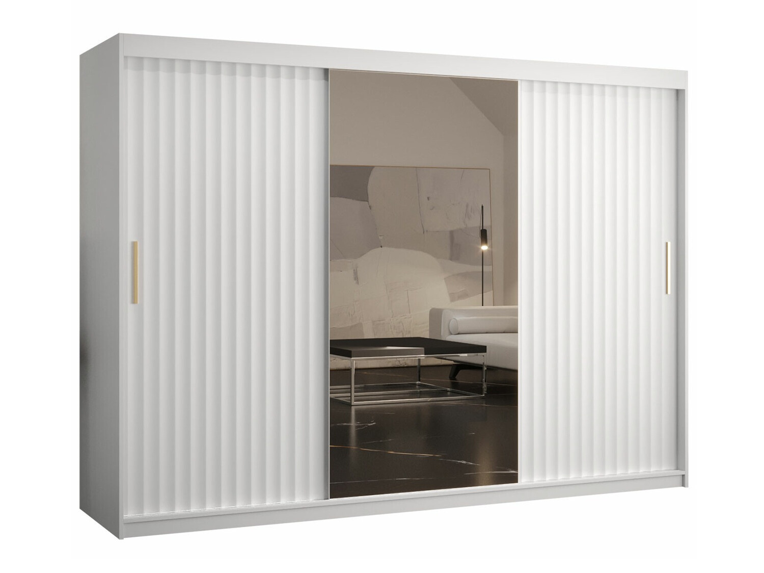 Gardróbszekrény Hartford 339 (Fehér)