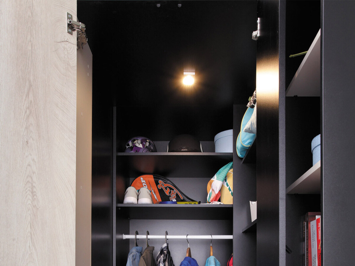 Gyerekszoba garnitúra Camteso 115 (Fehér + Tölgy + Türkiz)