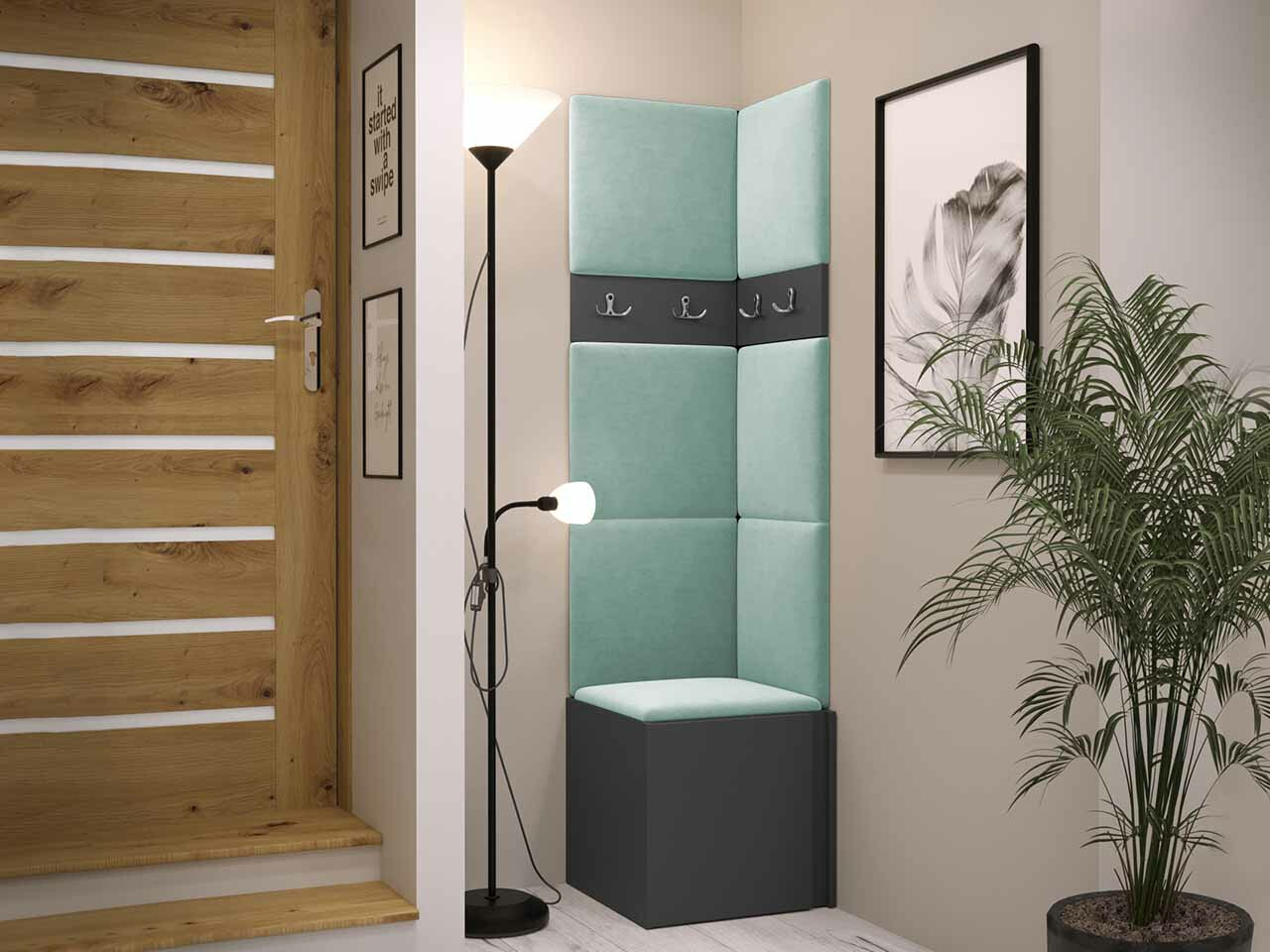 Előszoba garnitúra Hartford 347 (Grafit)