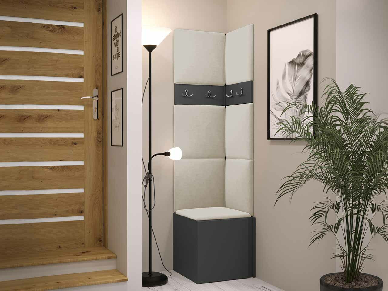 Előszoba garnitúra Hartford 347 (Grafit)