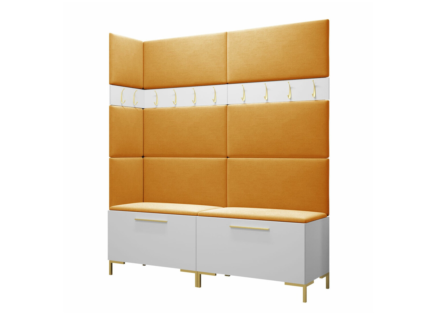 Előszoba garnitúra Nomal V (Fehér)