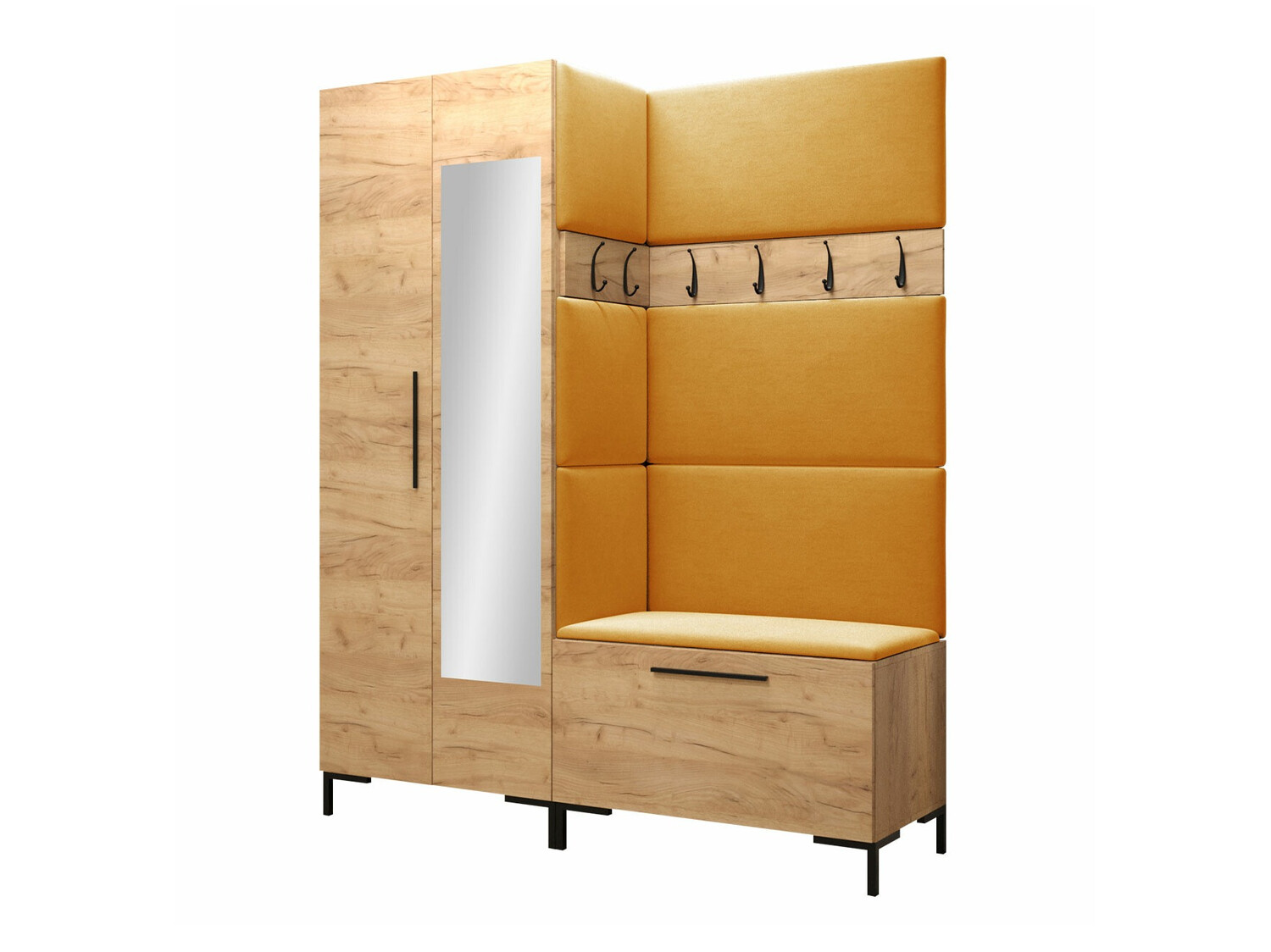 Előszoba garnitúra Tivsoa 107 (Craft tölgy)