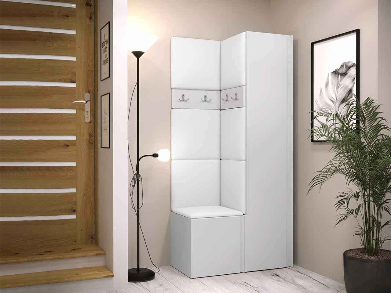 Előszoba garnitúra Hartford 348 (Fehér)