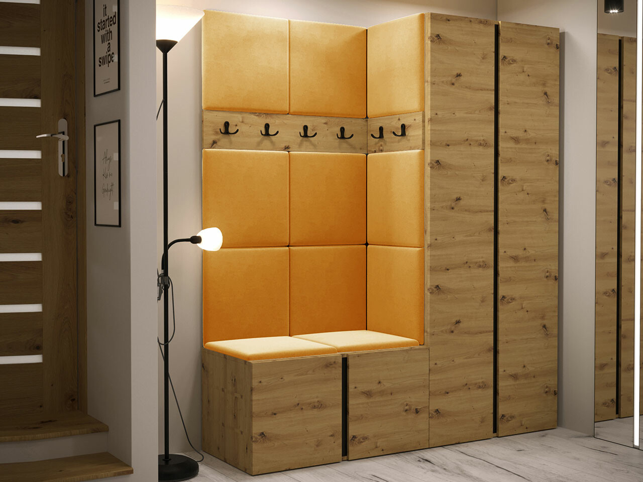 Előszoba garnitúra Hartford 266 (Artisan tölgy)