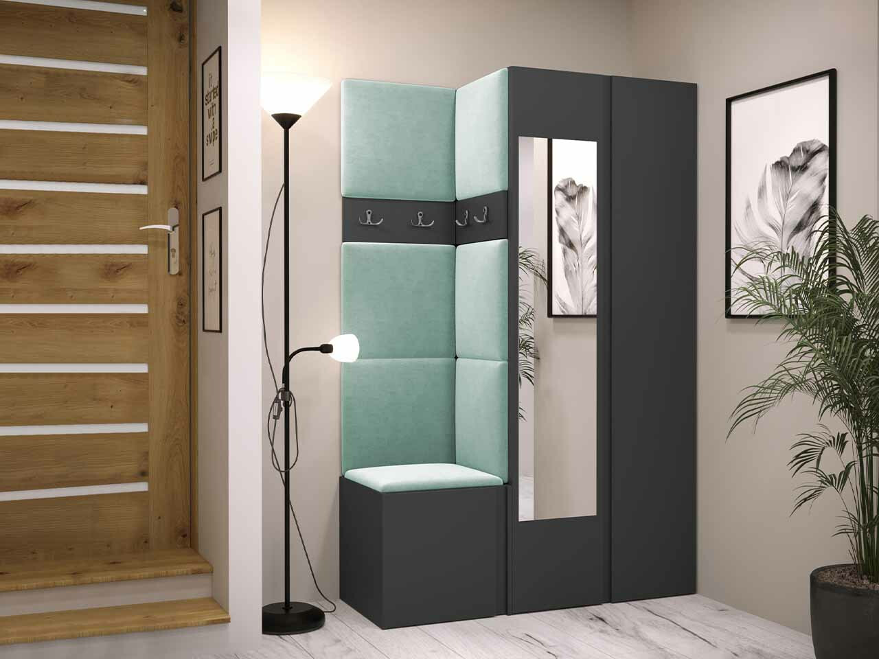 Előszoba garnitúra Hartford 350 (Grafit)