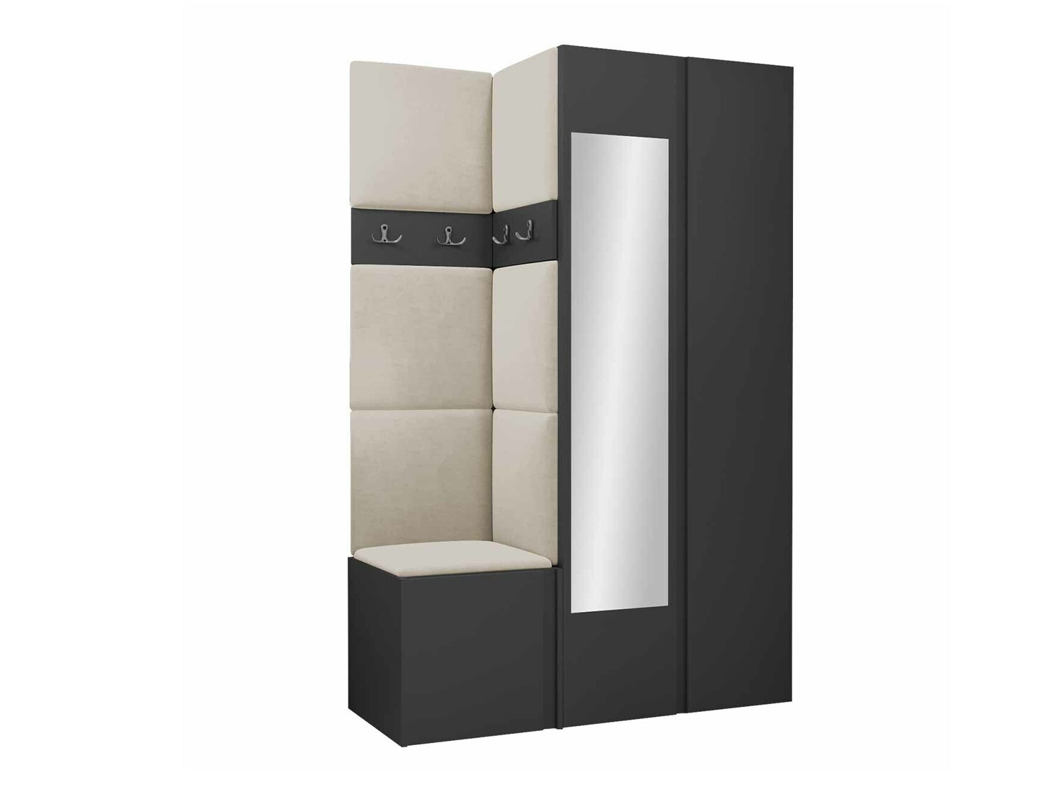 Előszoba garnitúra Hartford 350 (Grafit)