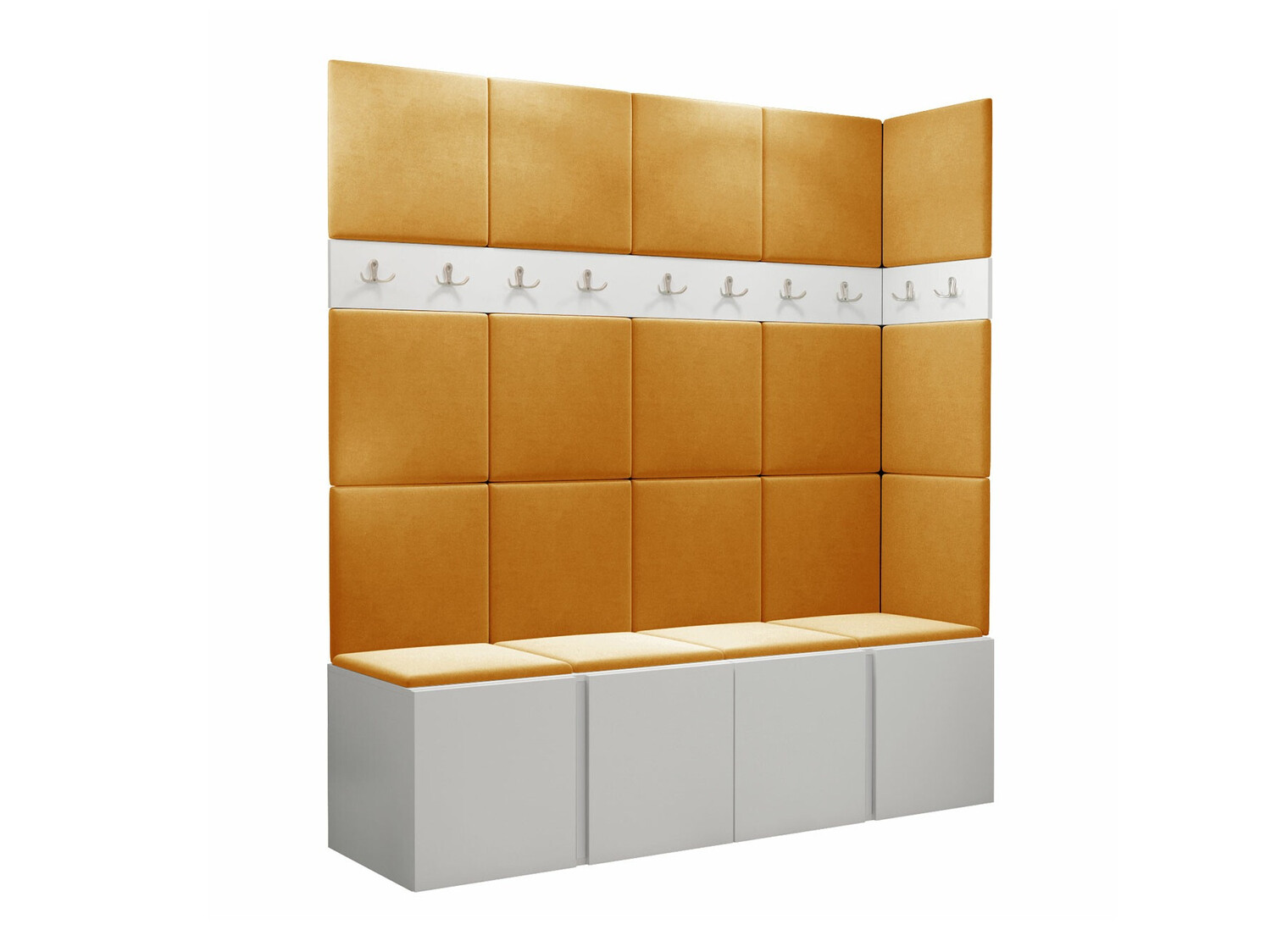 Előszoba garnitúra Pinis II (Fehér)