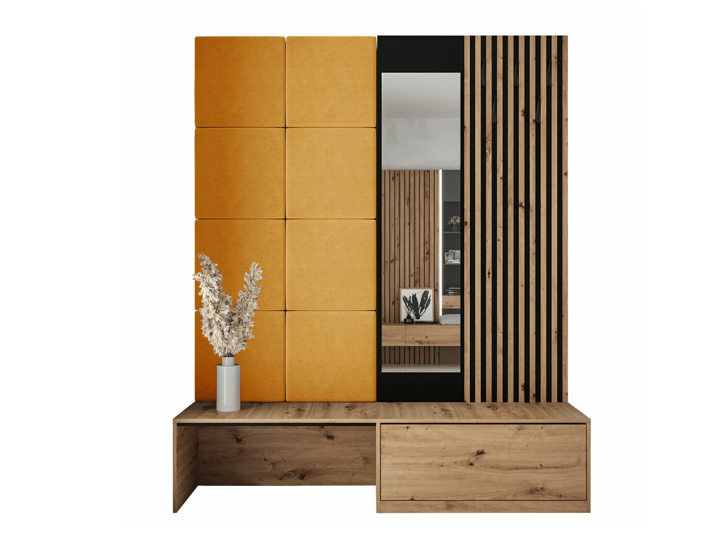 Előszoba garnitúra Fabor (Artisan tölgy + Manila 32)