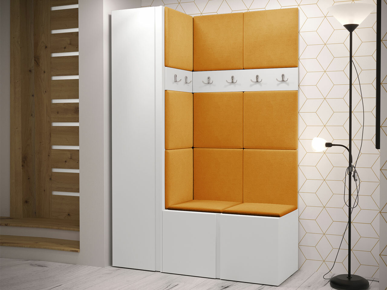 Előszoba garnitúra Hartford 471 (Fehér)