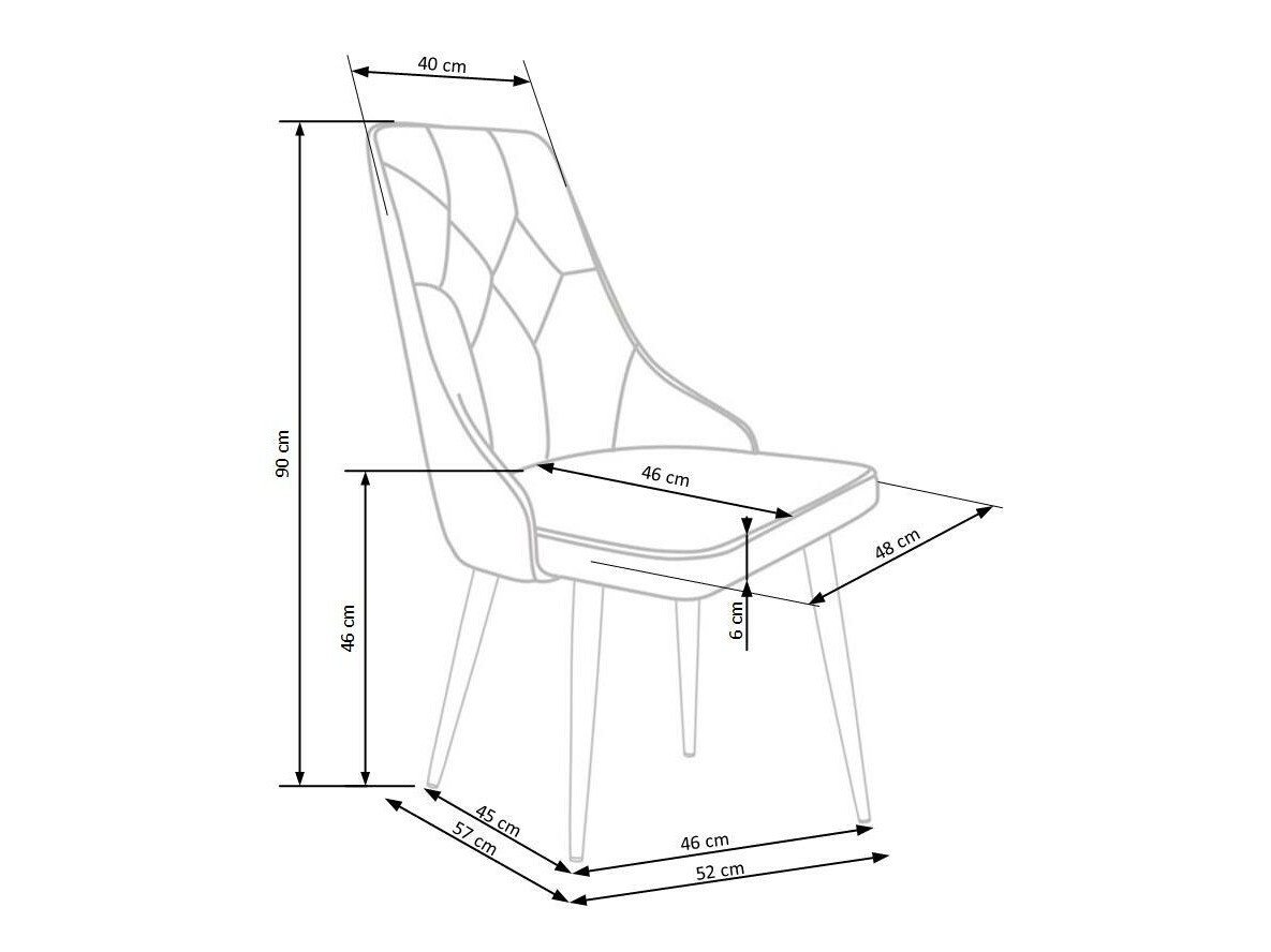 Szék Houston 873 (Sötétzöld)