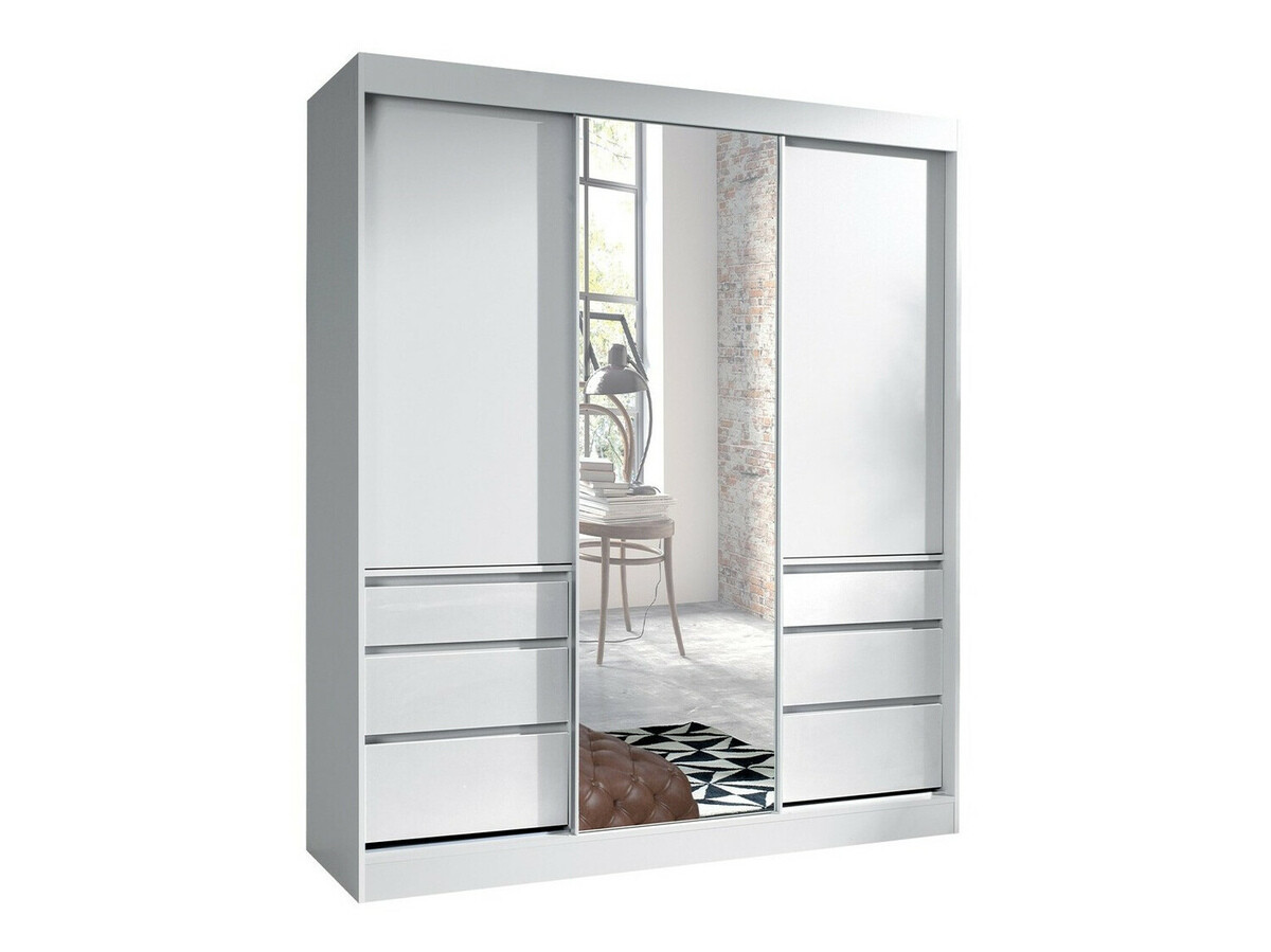 Gardróbszekrény Toledo 120 (Fehér)