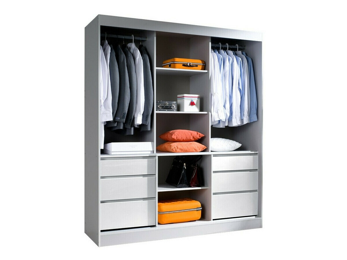 Gardróbszekrény Toledo 120 (Lefkas tölgy + Fekete)