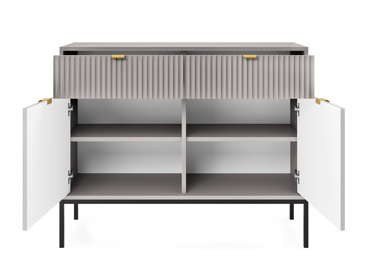 Nappali szett Lima L106 (Szürke + Fekete)