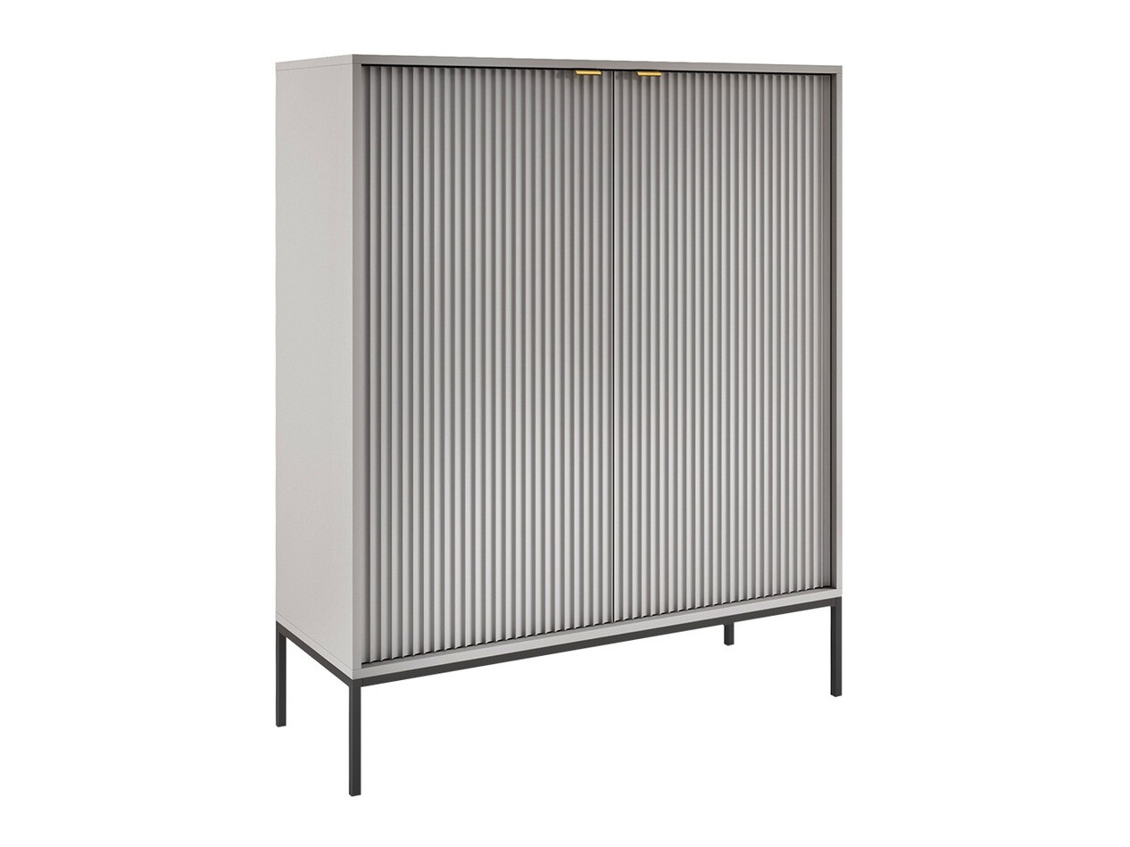 Szekrény Lima L101 (Szürke + Fekete)