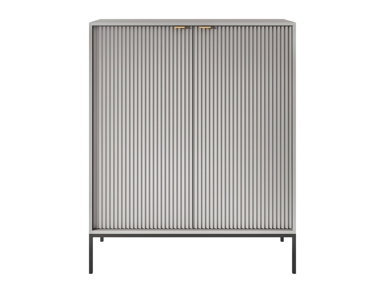 Szekrény Lima L101 (Szürke + Fekete)