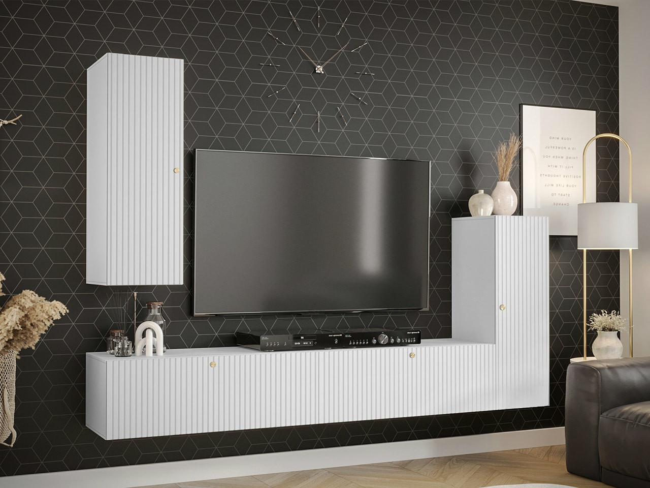 Nappali szett Anulio I (Fehér)