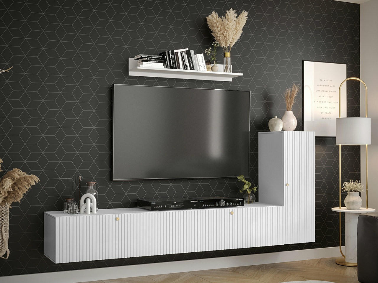 Nappali szett Anulio III (Fehér)