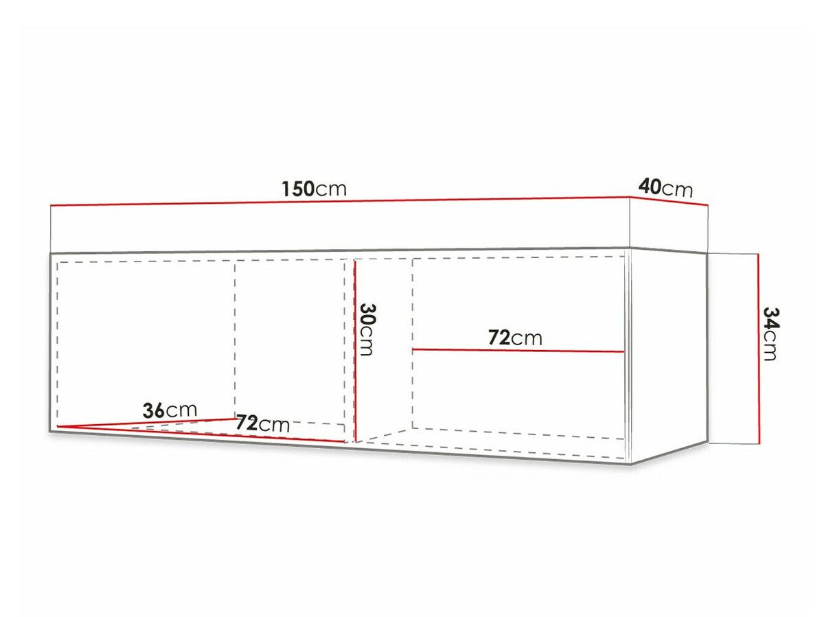 TV-állvány Elblaru 106 (Fehér)