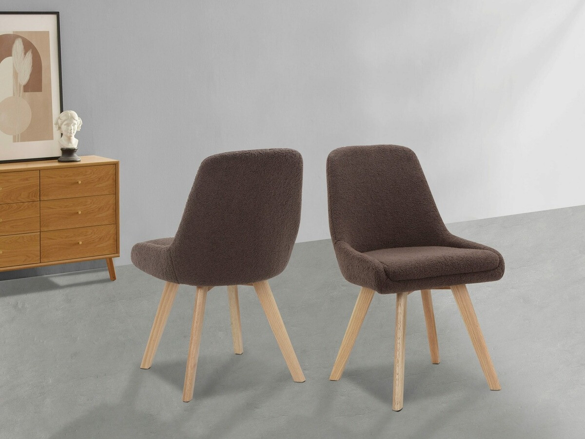 Szék készlet Denton 1045 (Barna + Tölgy)