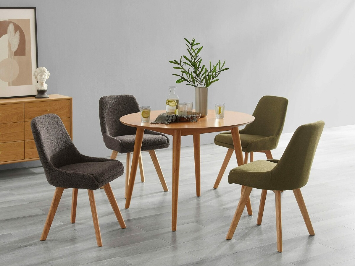 Szék készlet Denton 1045 (Barna + Tölgy)