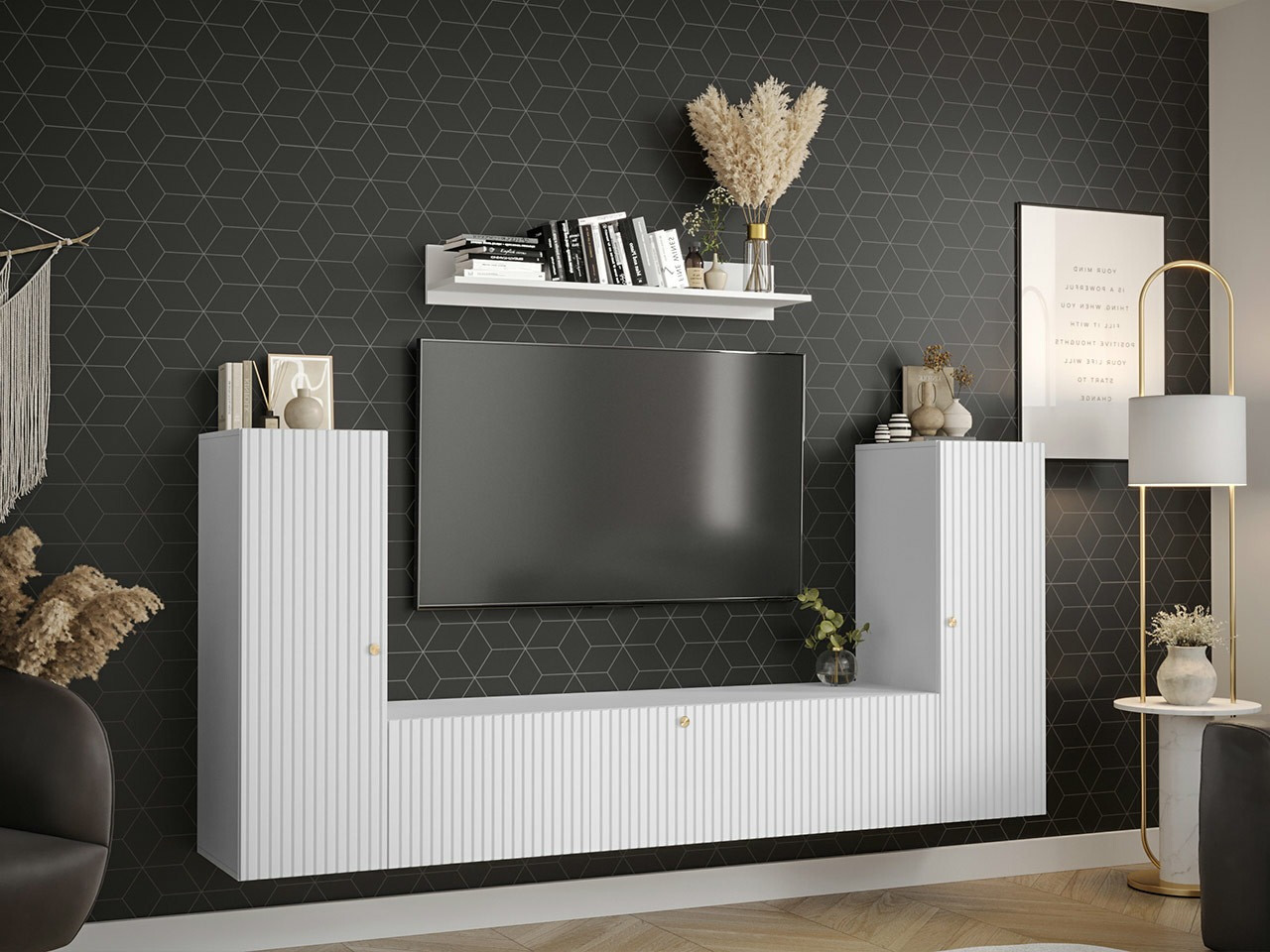 Nappali szett Elblaru 113 (Fehér)