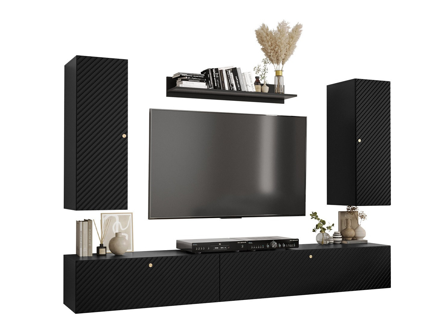 Nappali szett Elblaru 119 (Fekete)