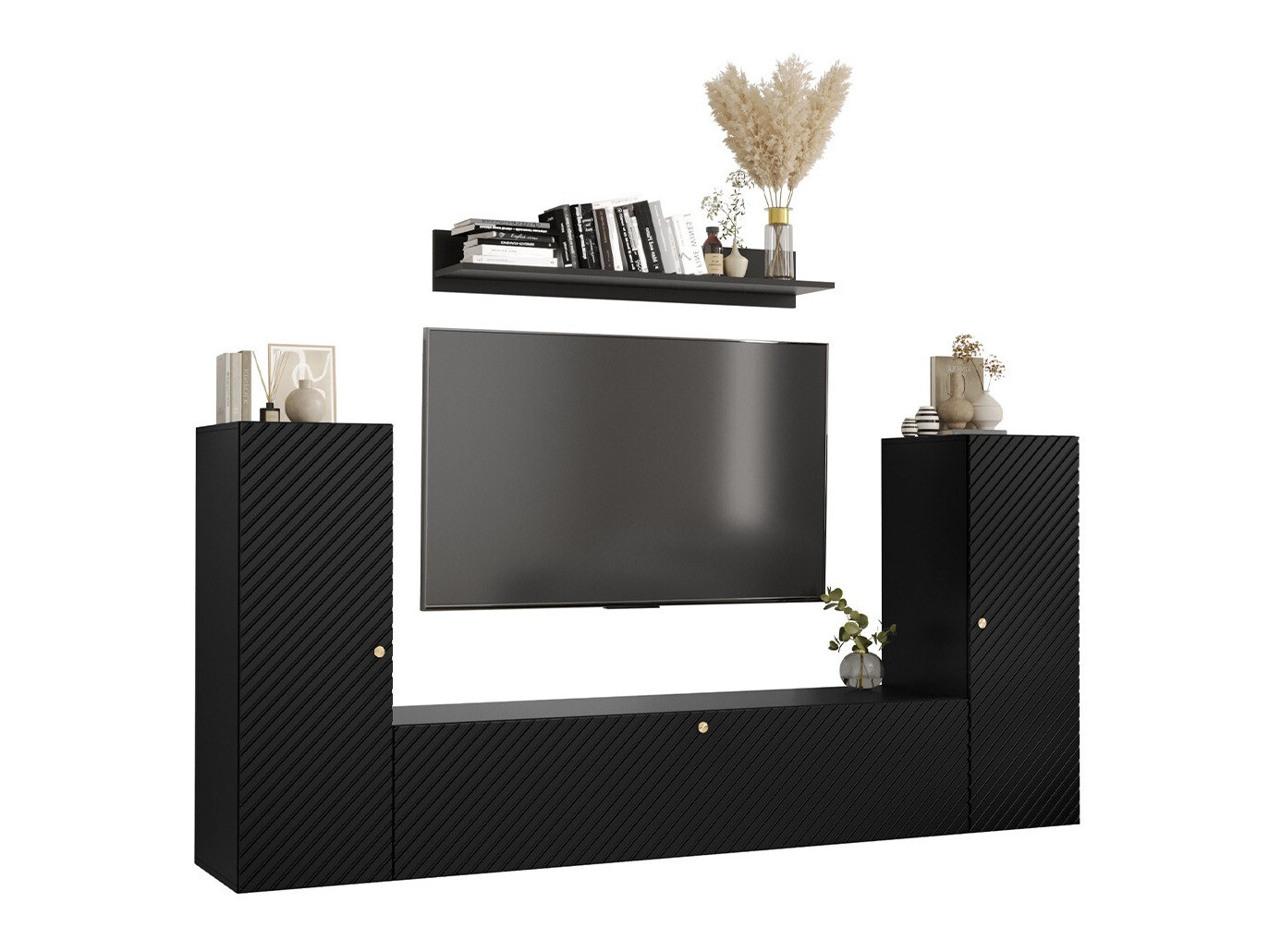 Nappali szett Elblaru 124 (Fekete)