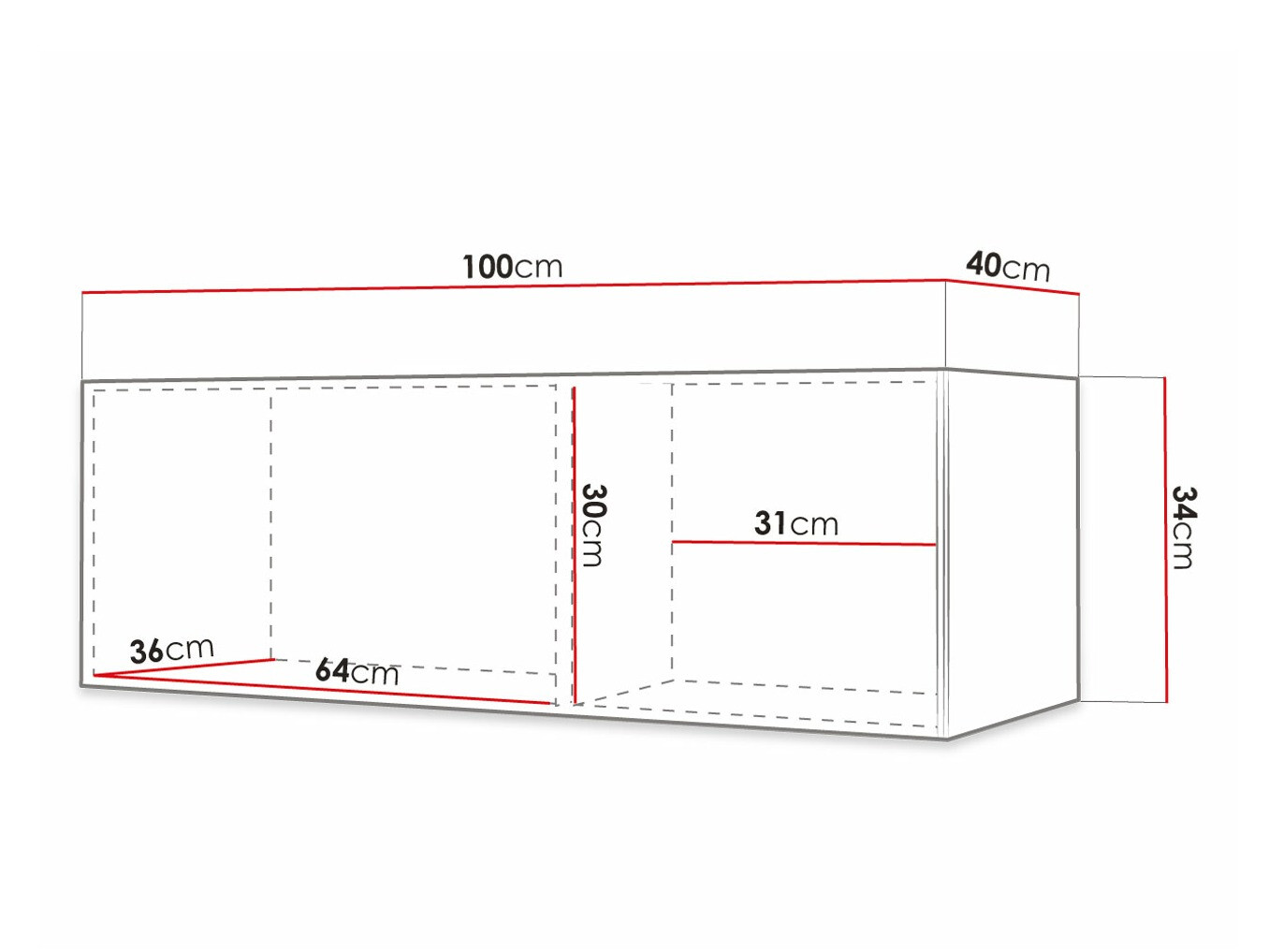 TV-állvány Elblaru 116 (Fekete)