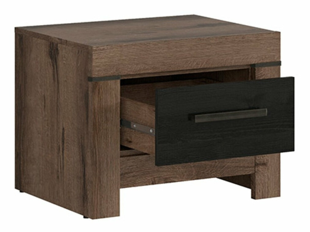 Éjjeliszekrény Dunfelu 109 (Monastery tölgy + fekete tölgy)