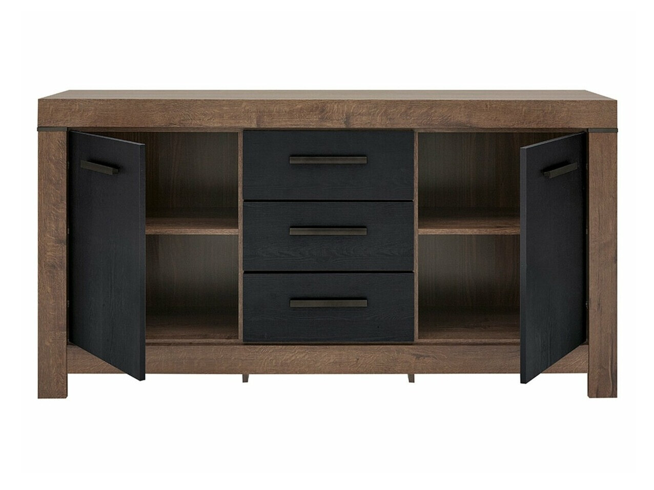 Komód Dunfelu 100 (Monastery tölgy + Fekete tölgy)