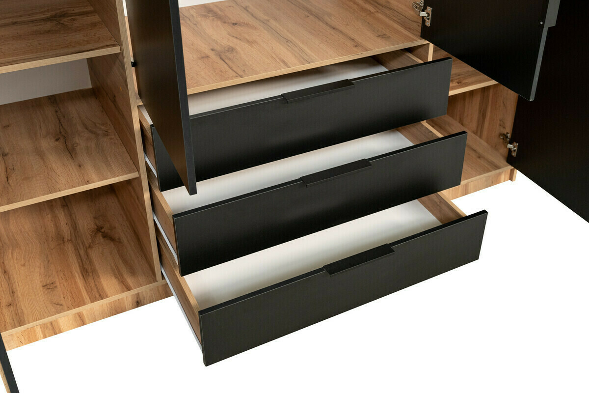 Gardróbszekrény Enolevo 114 (Wotan tölgy)