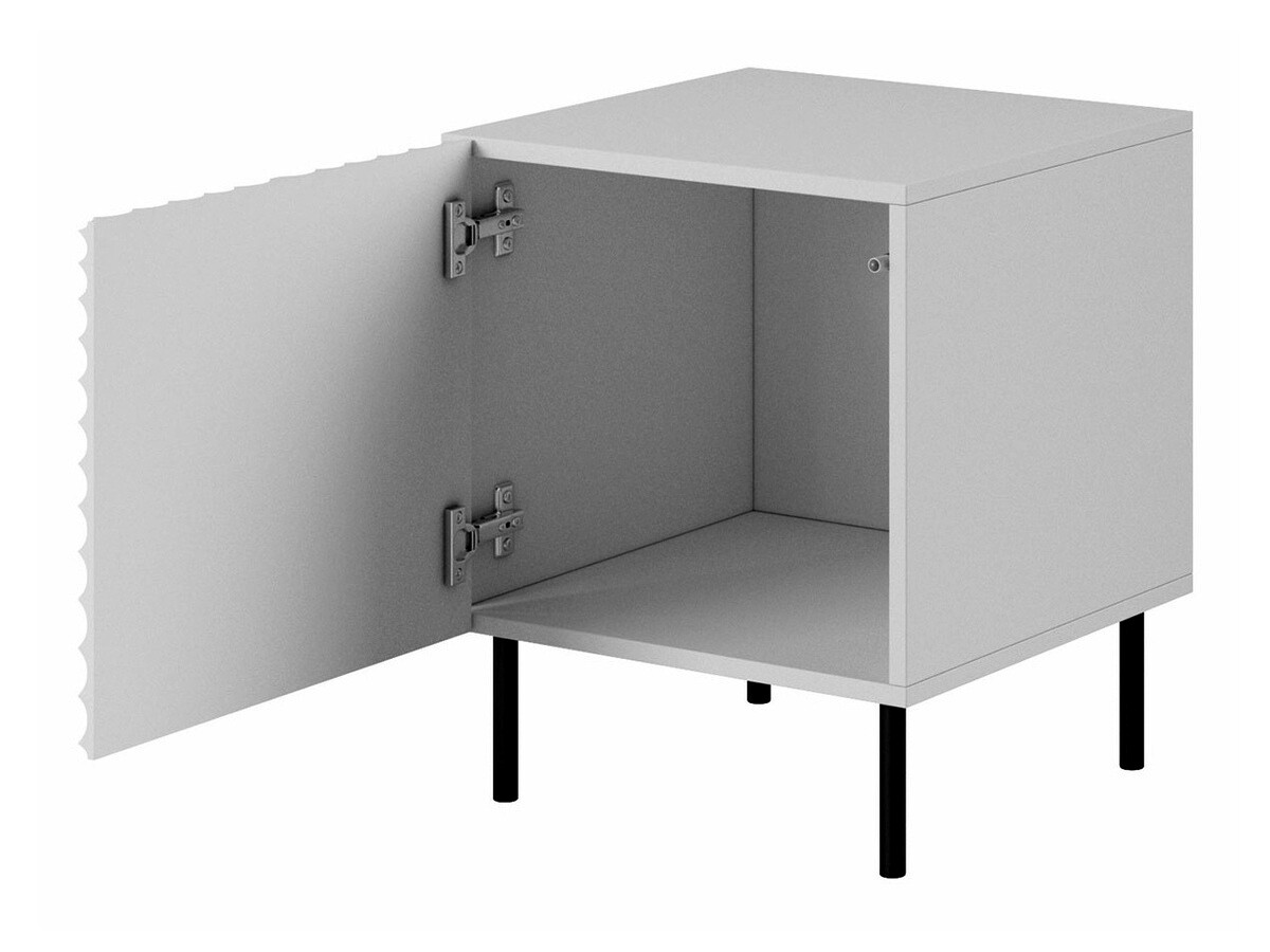 Éjjeliszekrény szett Charlotte 172 (Fekete + Aranysárga)