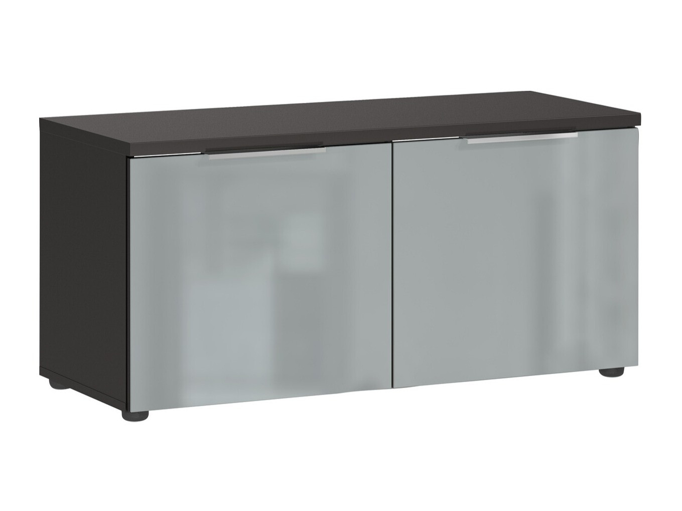 Cipőtároló Fivsori 106 (Fényes szürke + Grafit)