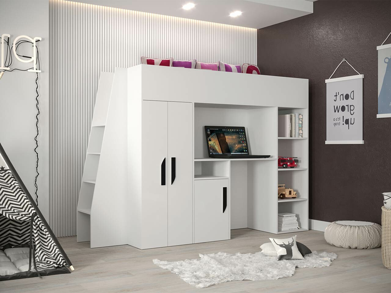 Galériaágy Hartford 355 (Fehér + Fényes fehér + Fekete)