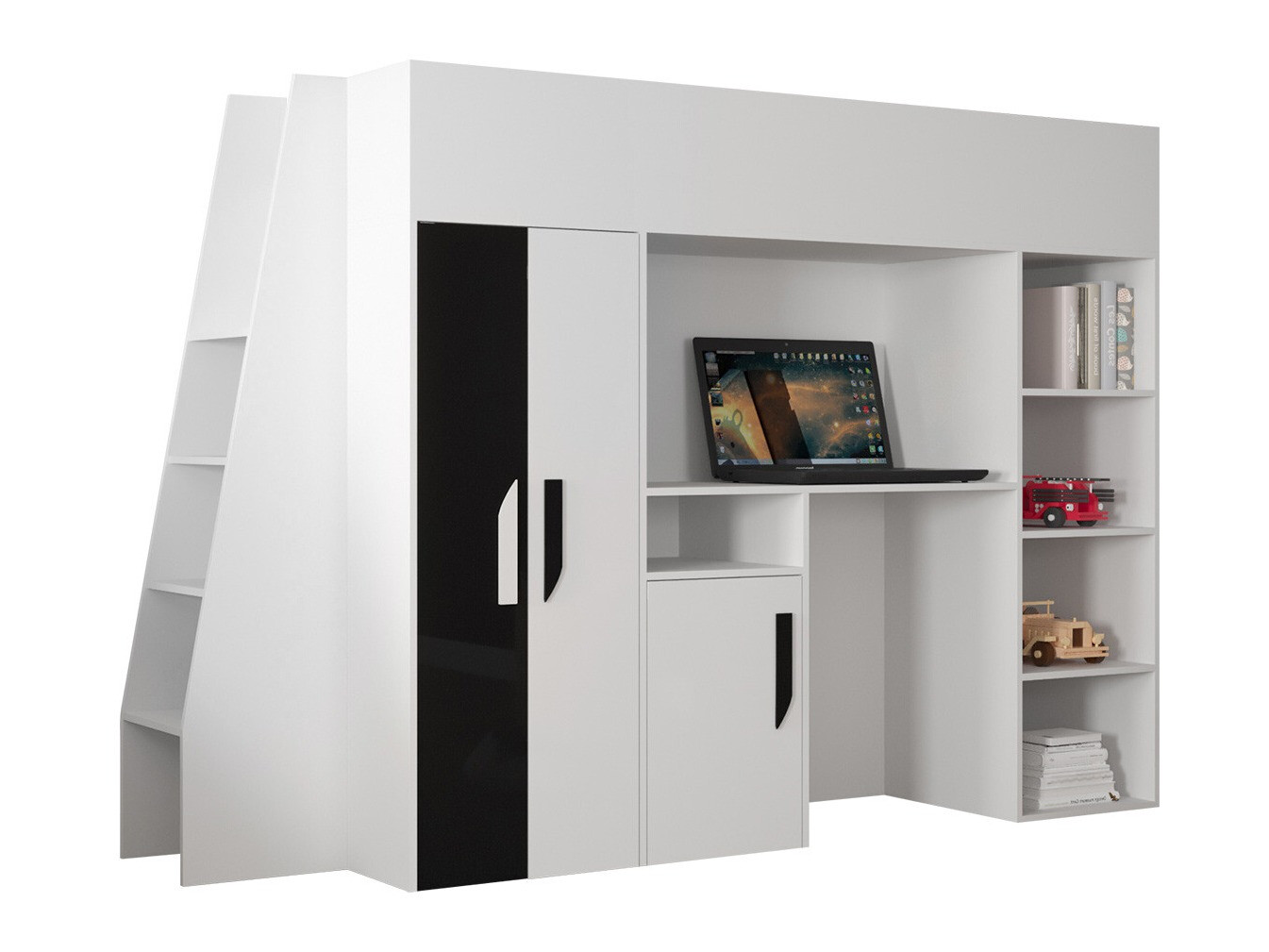 Galériaágy Hartford 355 (Fehér + Fényes fekete + Fényes fehér)