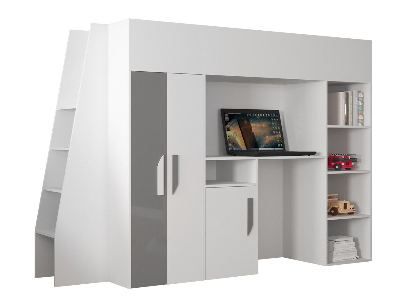 Galériaágy Hartford 355 (Fehér + Fényes szürke + Fényes fehér)