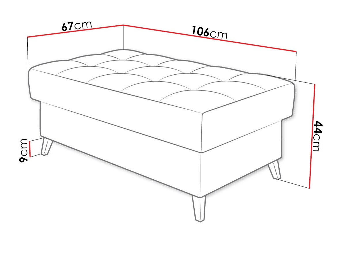 Kárpitozott pad Comfivo Agnus (Boucle Abriamo 10)
