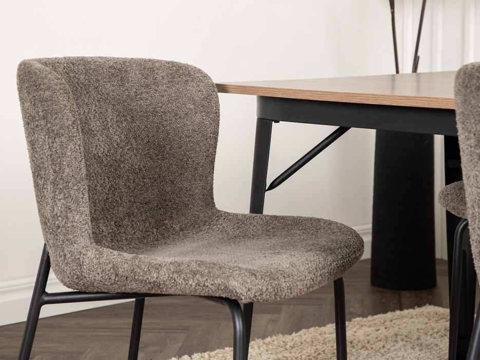 Étkezőgarnitúra Dallas 3363 (Barna + Fekete)