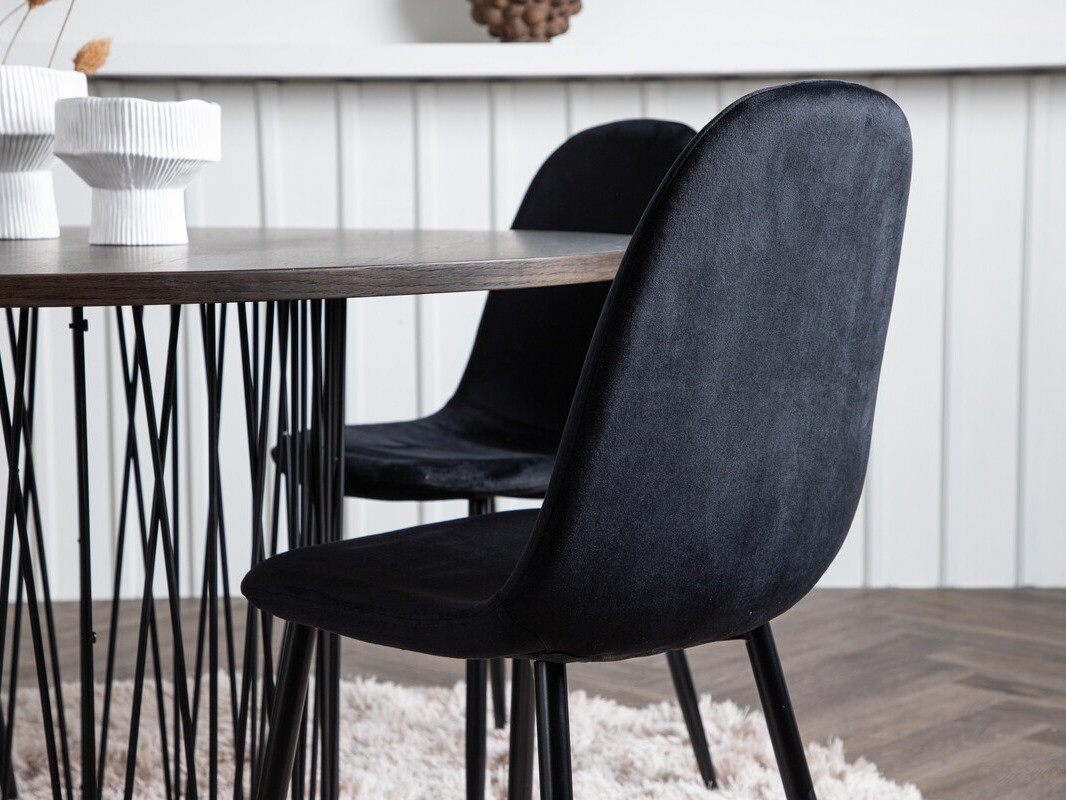 Étkezőgarnitúra Dallas 3370 (Fekete)